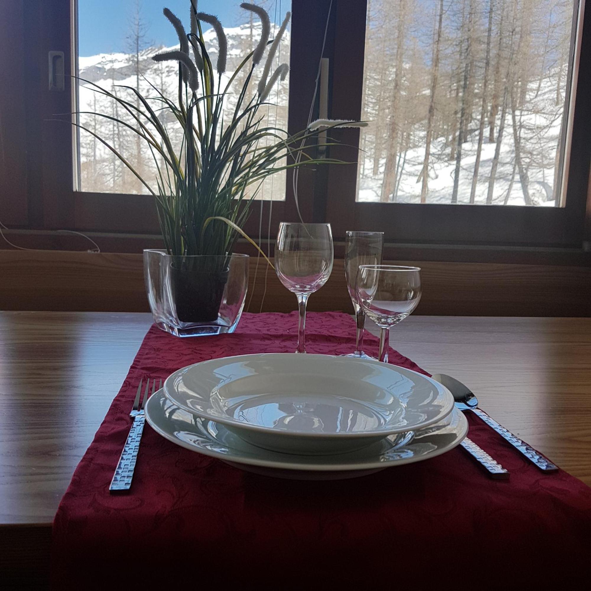 Ferienwohnung Profumo Di Legno A Cielo Alto La Coquille Breuil-Cervinia Exterior foto